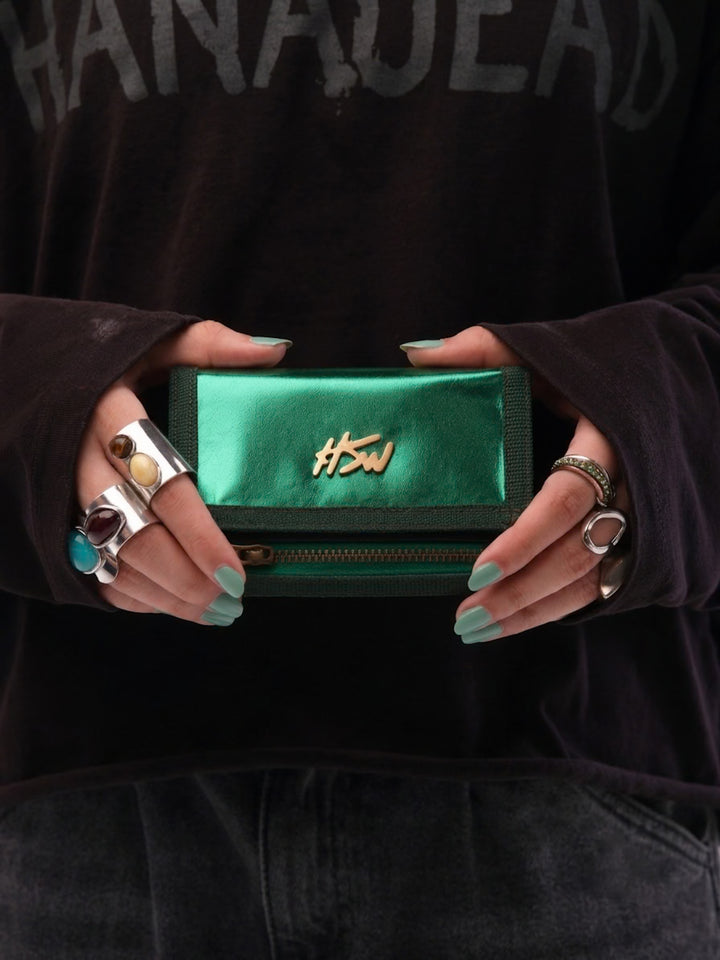 STARLIT WALLET AURORA GREEN