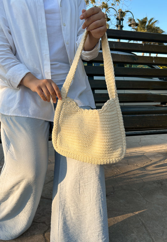 ITALIAN COTTON BAG OFFWHITE