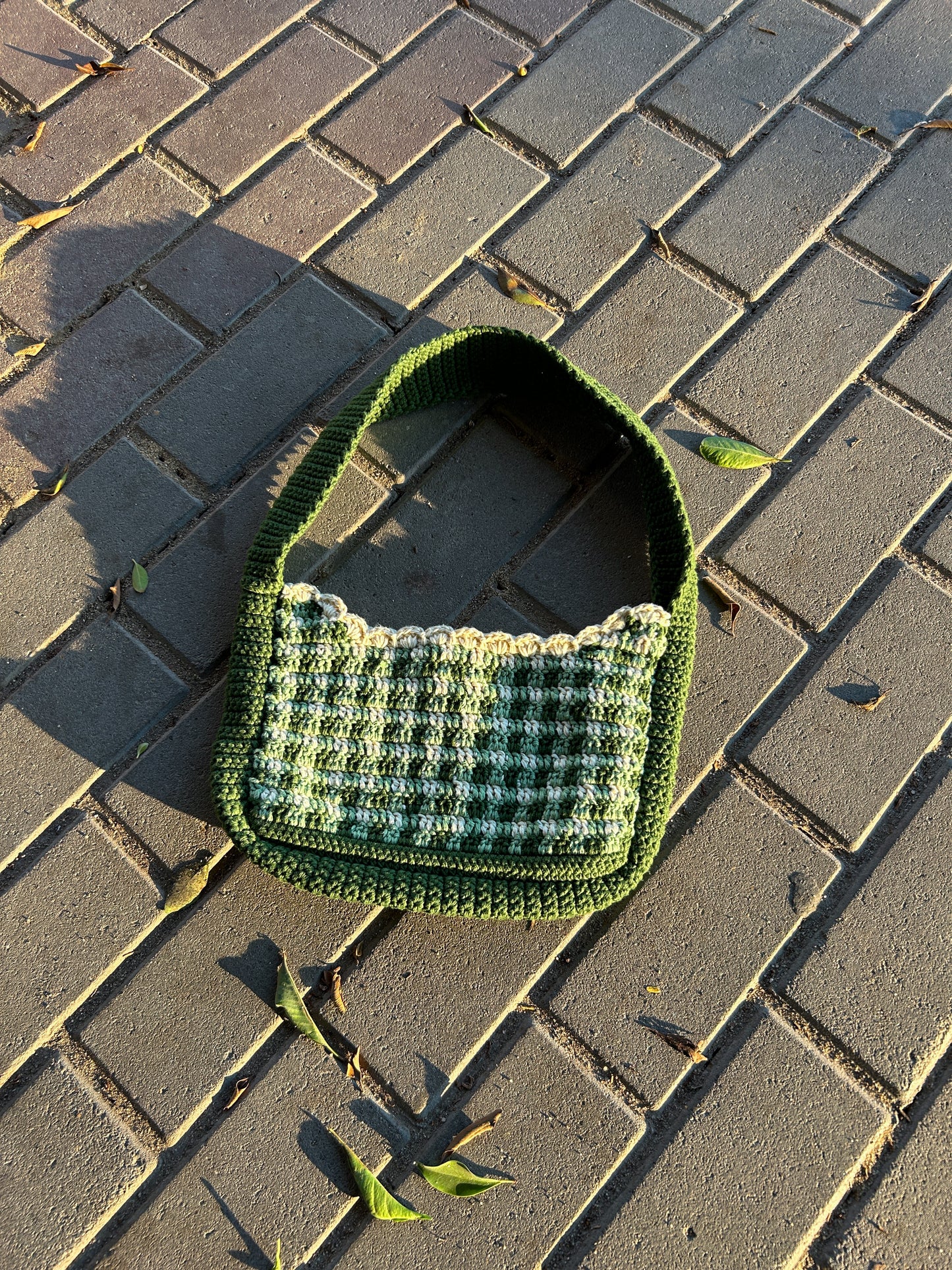 ITALIAN COTTON BAG GREEN