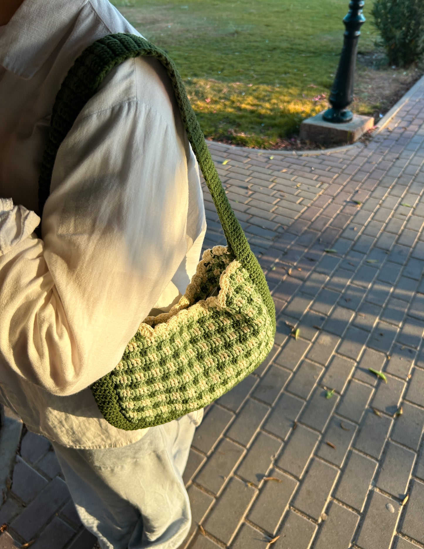 ITALIAN COTTON BAG GREEN