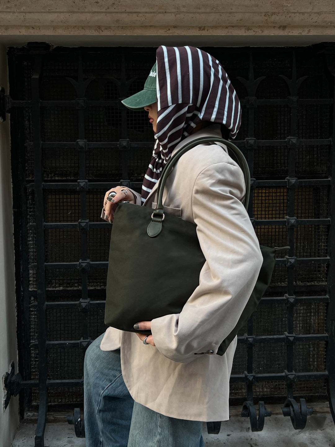 SHOPPER BAG OLIVE