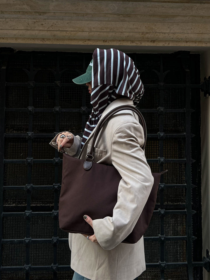 SHOPPER BAG BROWN