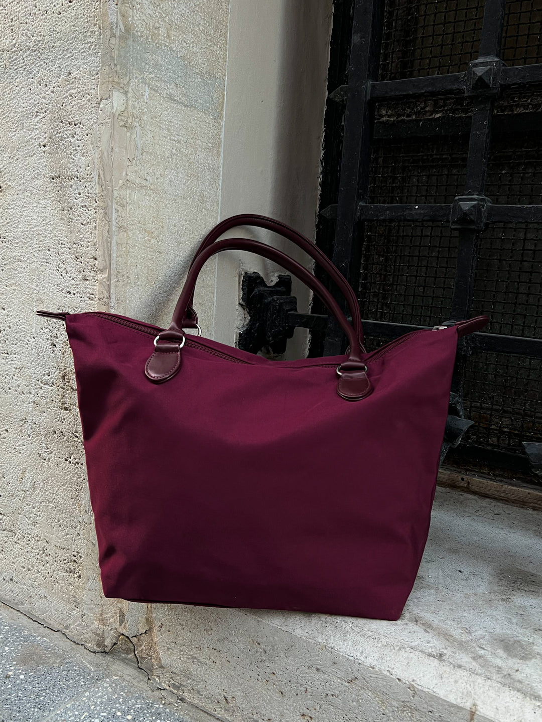 SHOPPER BAG BURGUNDY