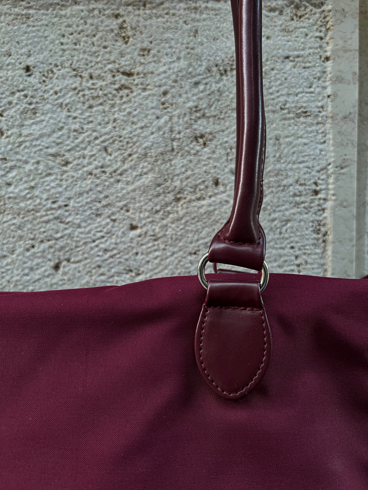 SHOPPER BAG BURGUNDY