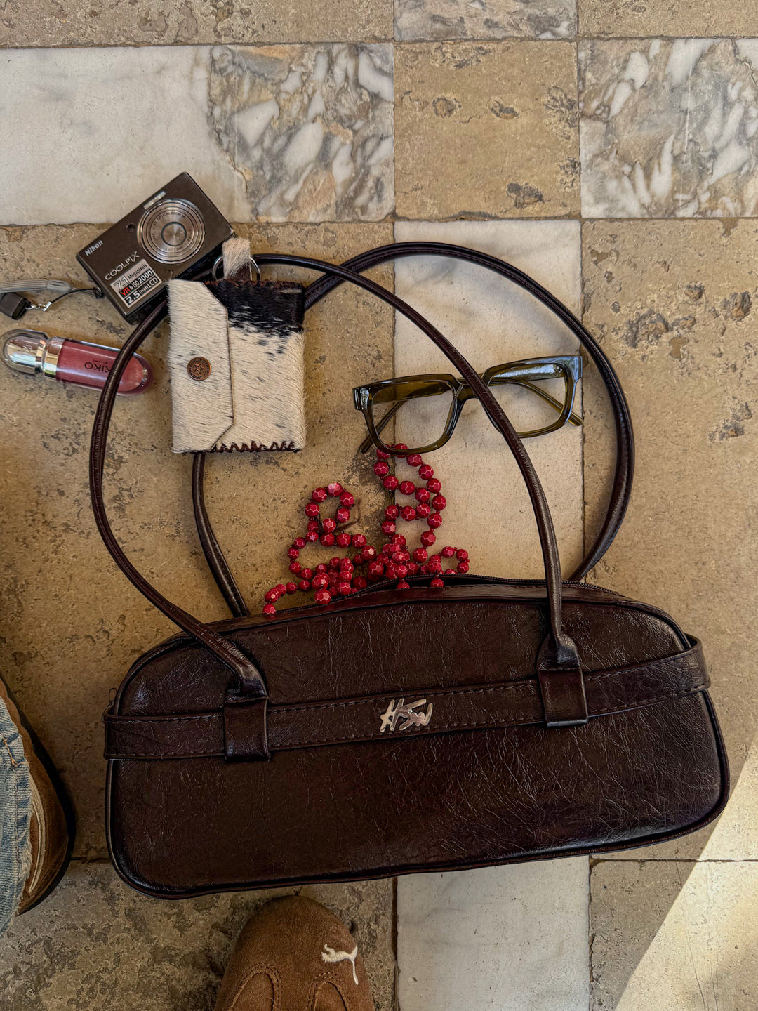 RADIOSET BAG DARK BROWN