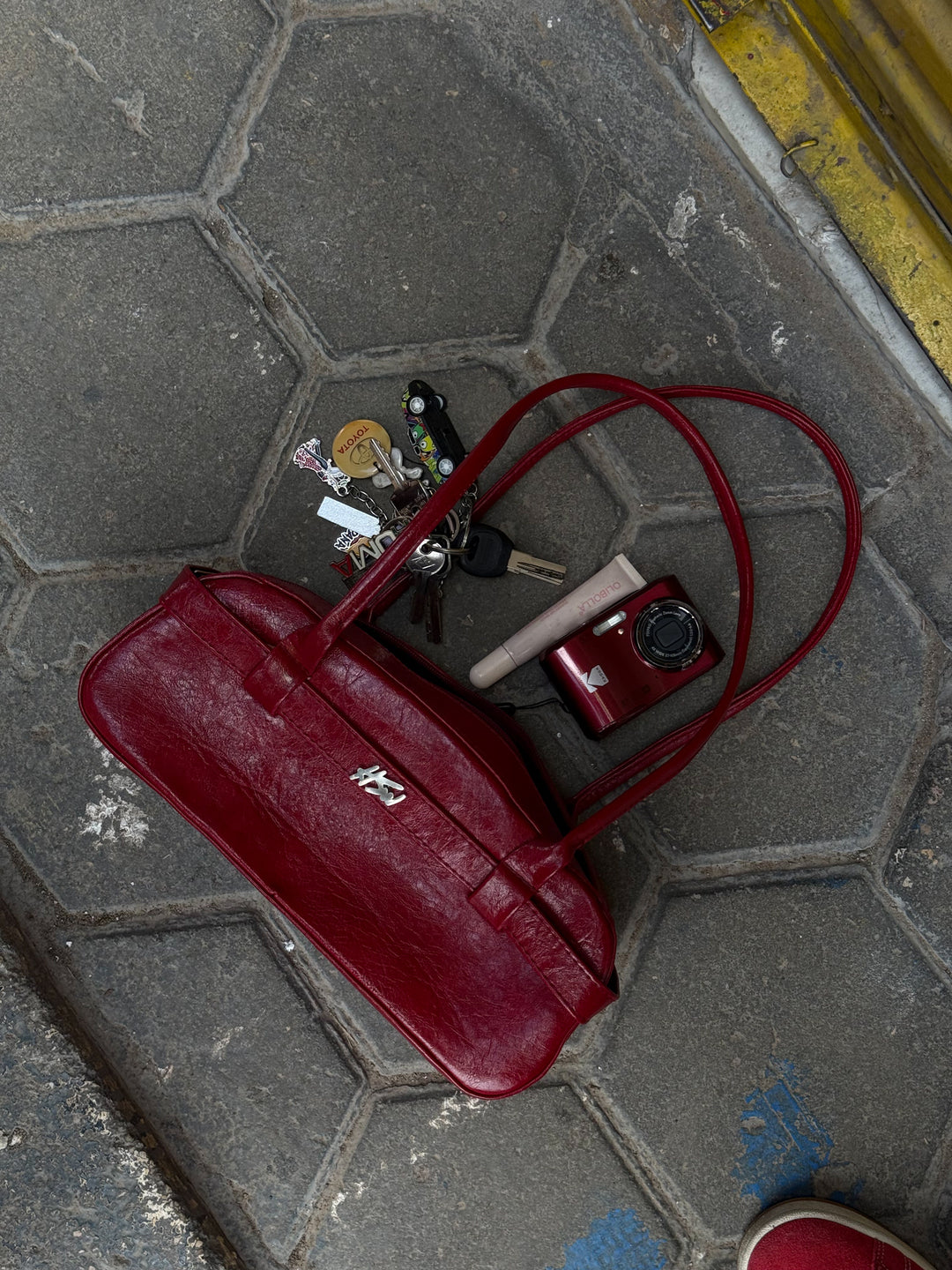 RADIOSET BAG DARK RED