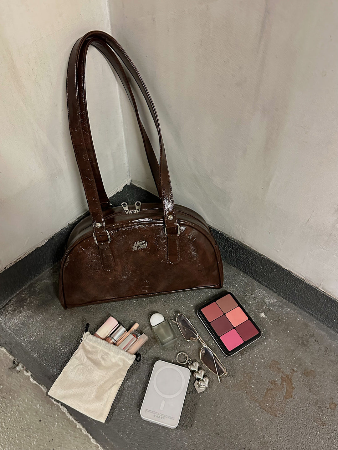 BOWLER BAG BROWN
