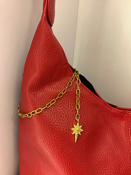 STAR LINK GOLD BAG-CHAIN