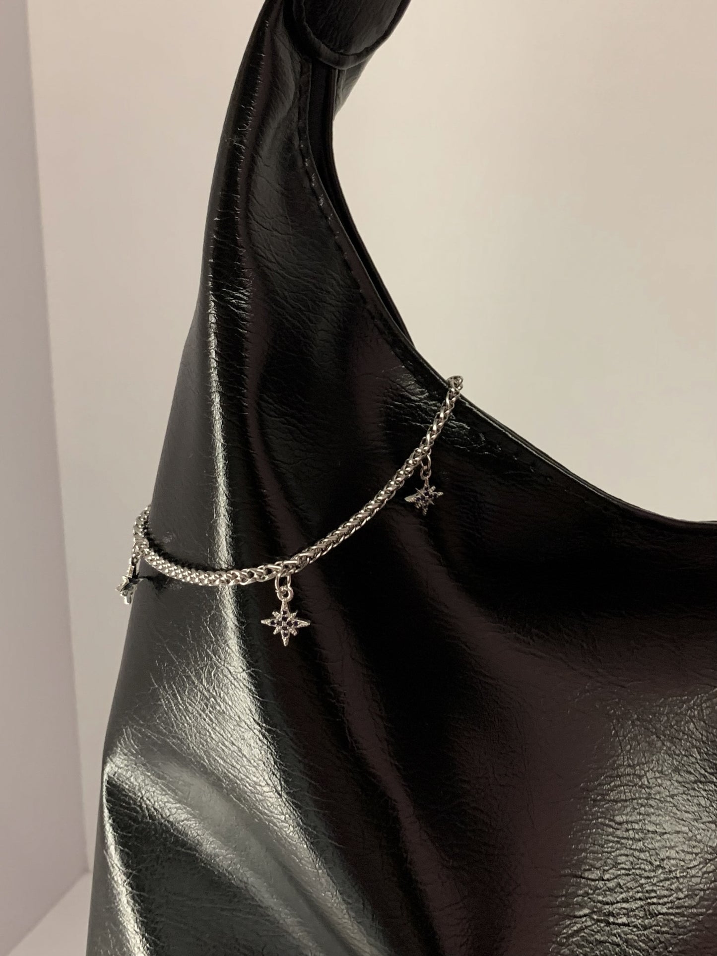 STARRY NIGHT SILVER BAG-CHAIN
