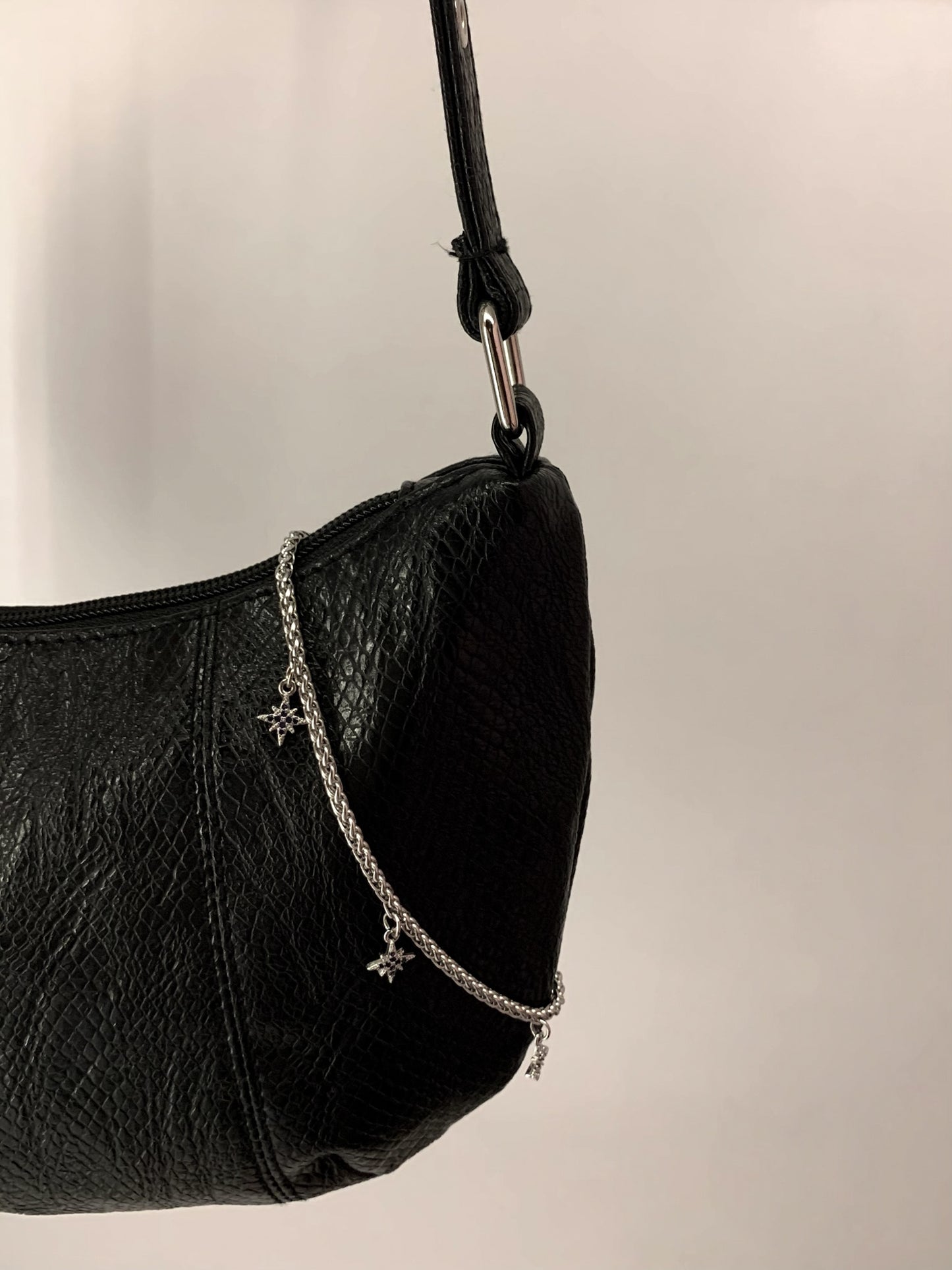STARRY NIGHT SILVER BAG-CHAIN
