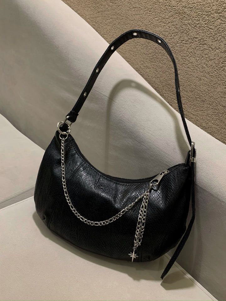 STAR LINK SILVER BAG-CHAIN