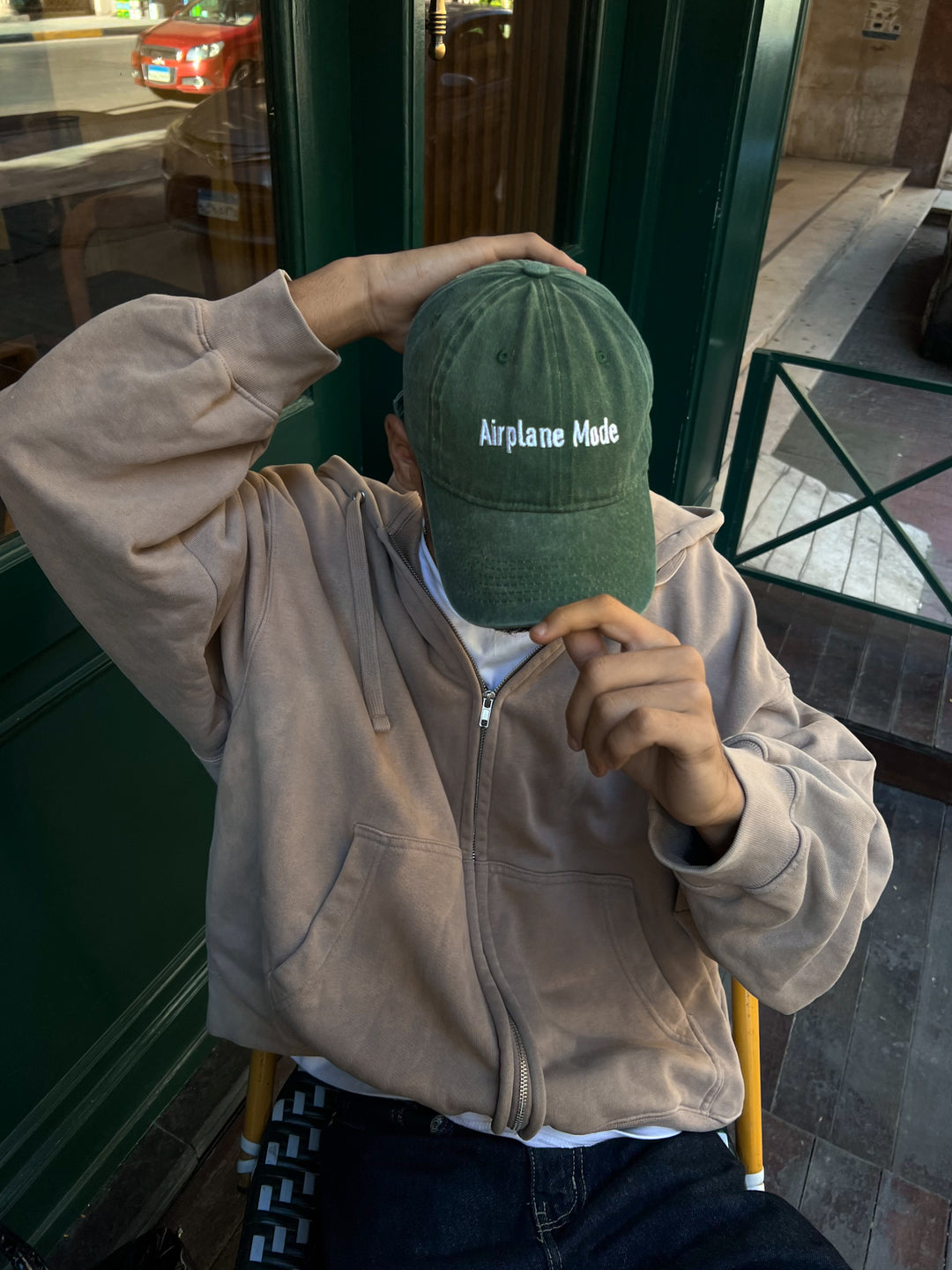 AIRPLANE MODE WASHED CAP