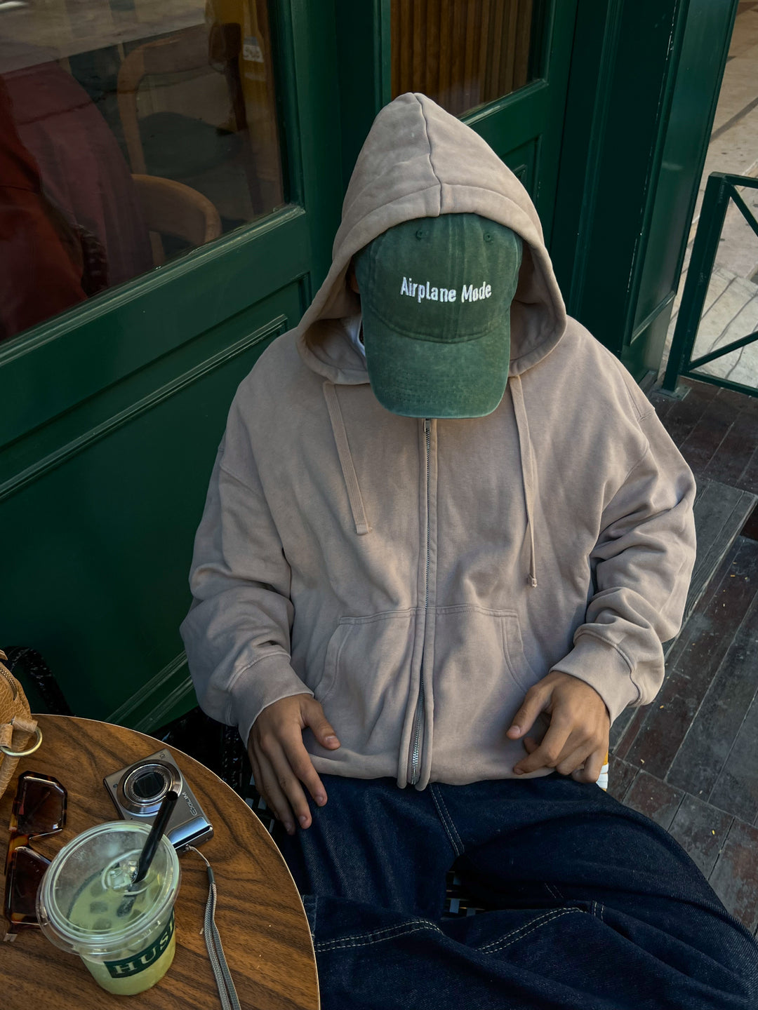 AIRPLANE MODE WASHED CAP