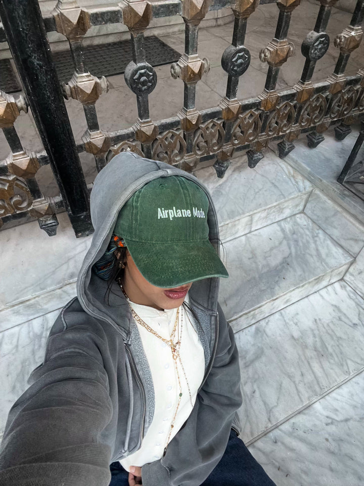 AIRPLANE MODE WASHED CAP