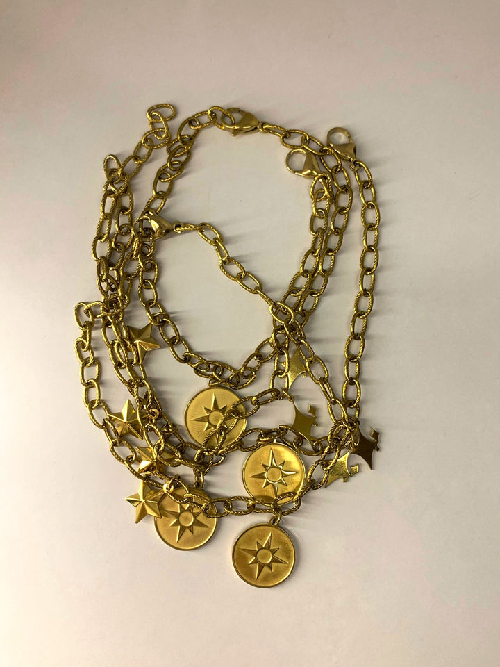 COSMIC GOLD BAG-CHAIN