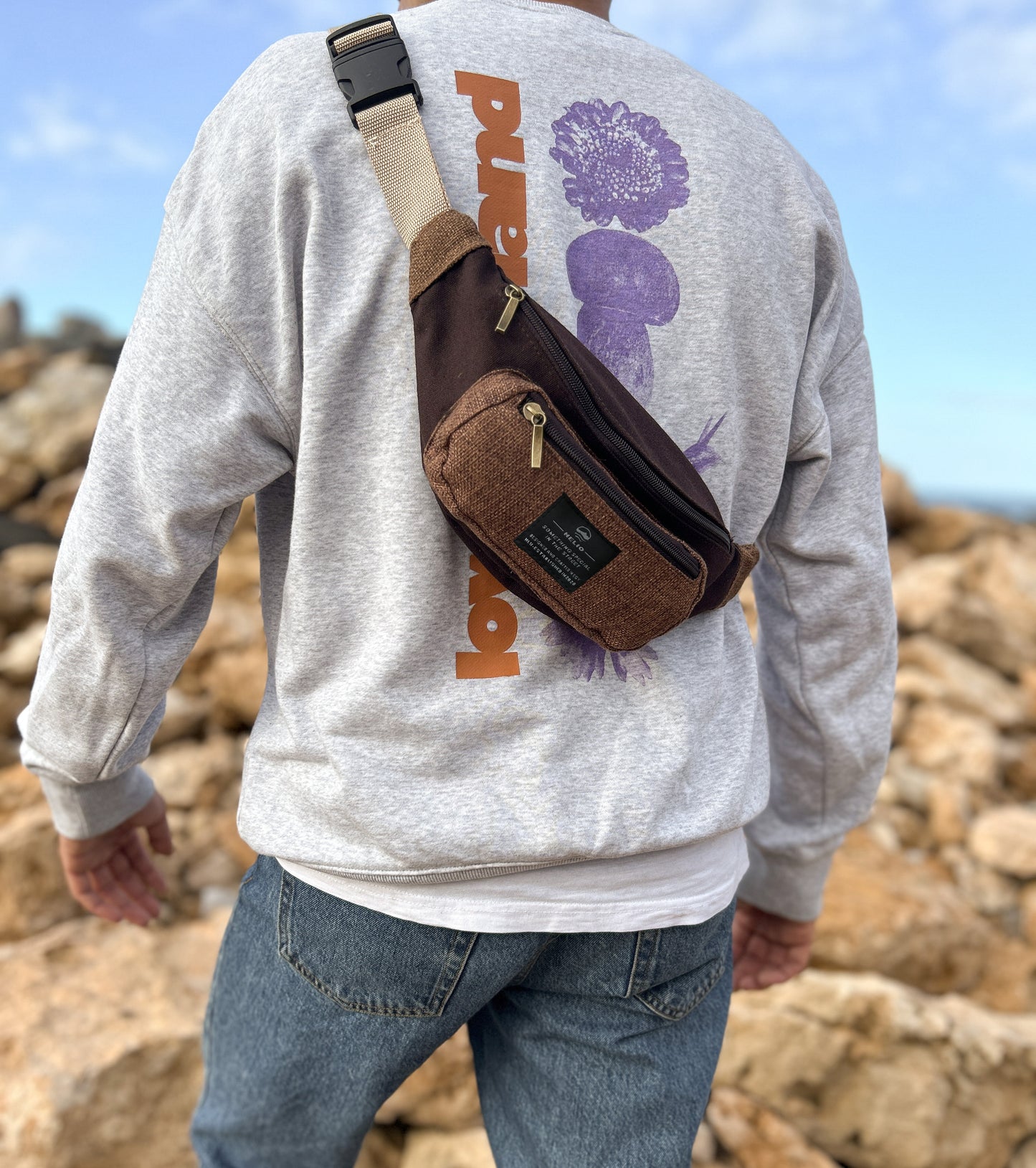 HIPPIE FANNY PACK BROWN