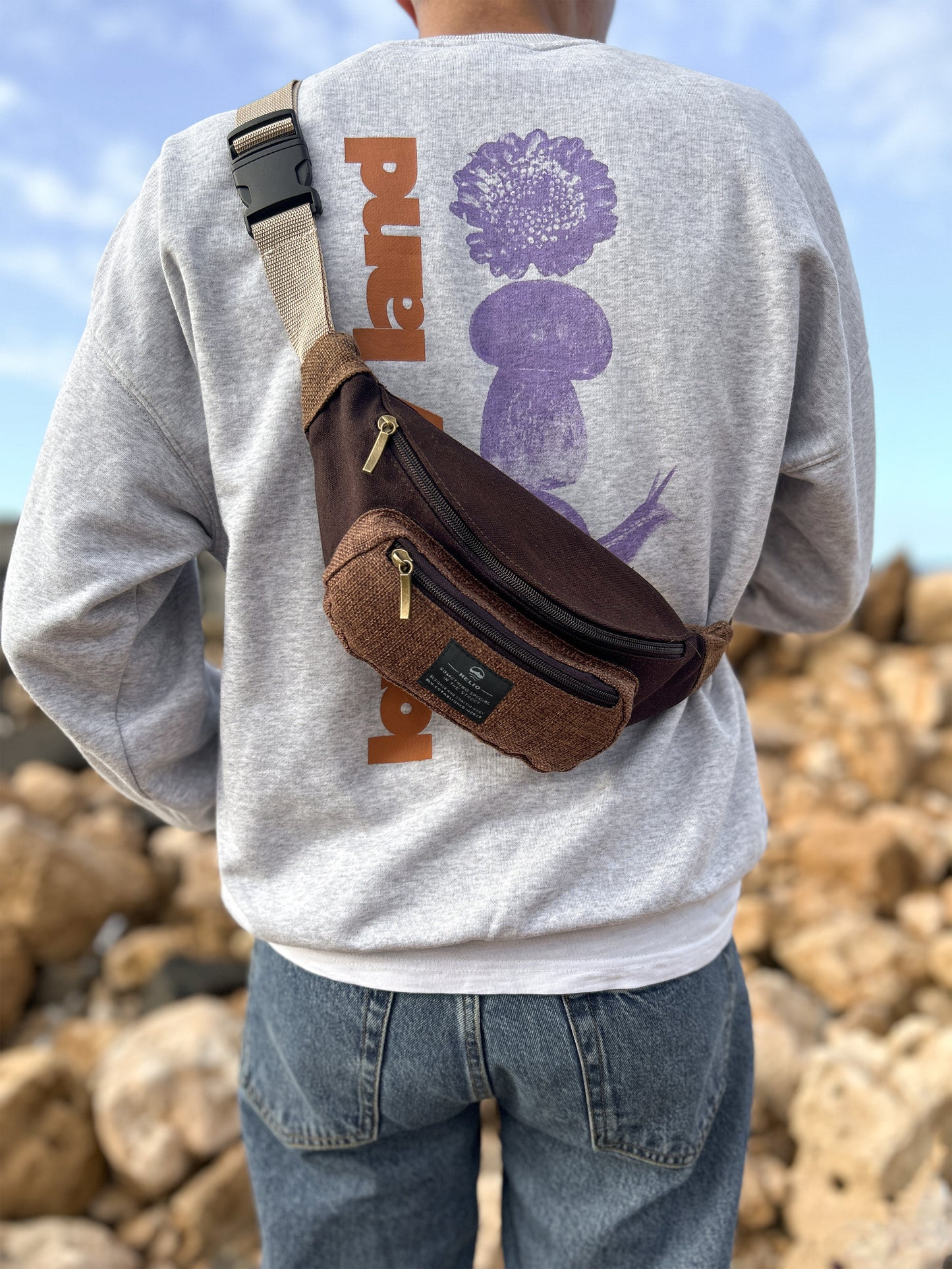 HIPPIE FANNY PACK BROWN