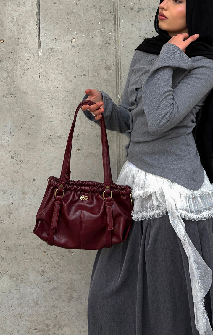 MISS MESS BAG BURGUNDY