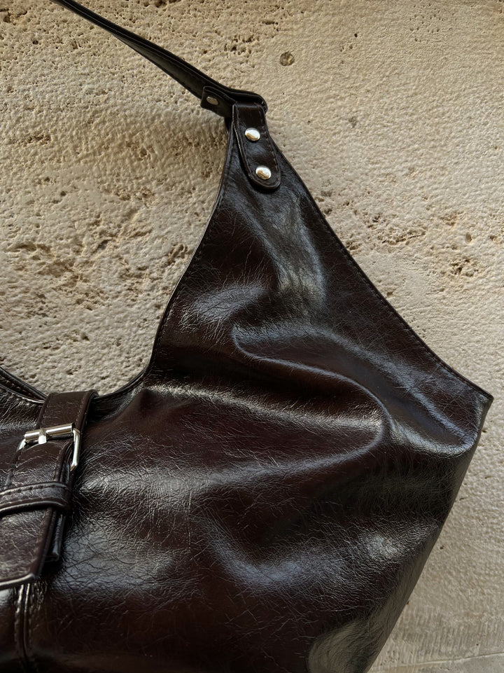 BAT BAG DARK BROWN