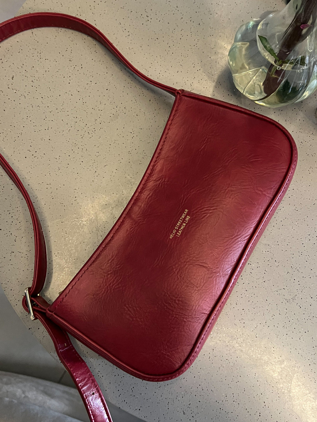 TOKEN BAG CHERRY RED