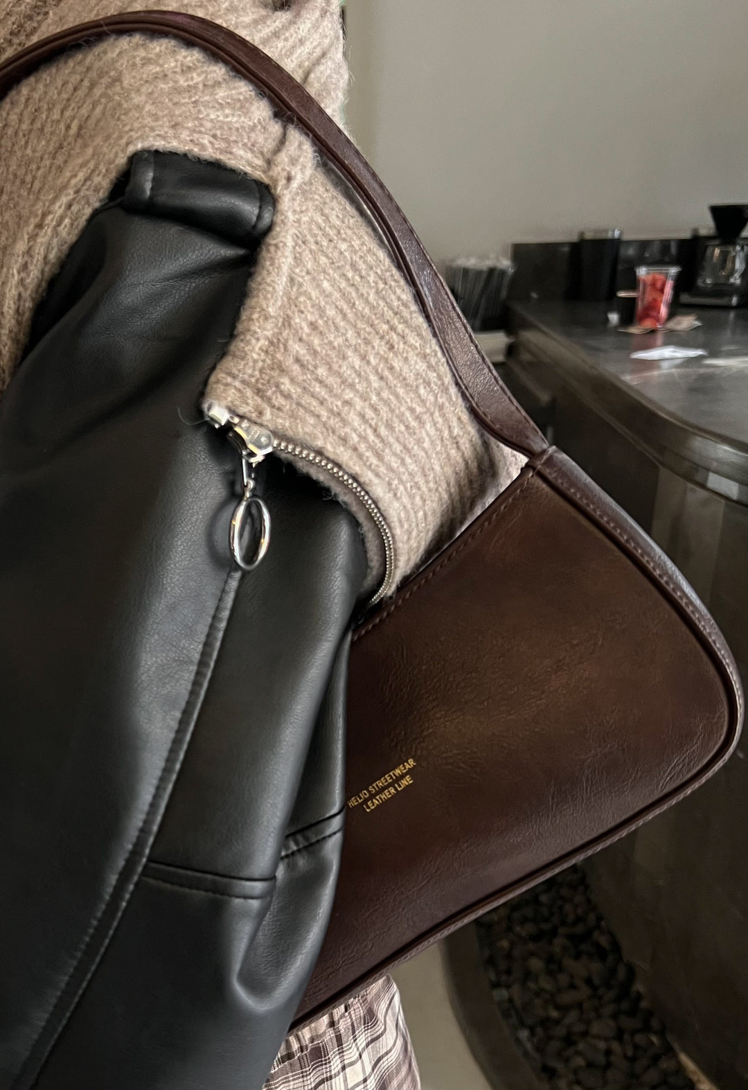 TOKEN BAG DARK CHOCOLATE