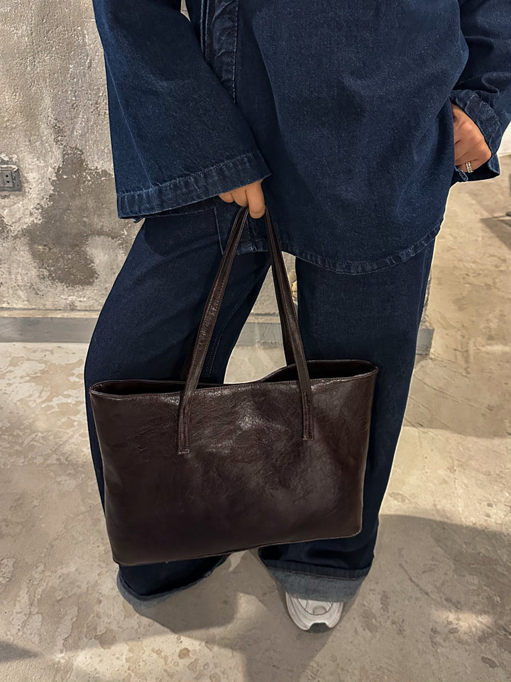 ORIGIN TOTE BAG BROWN