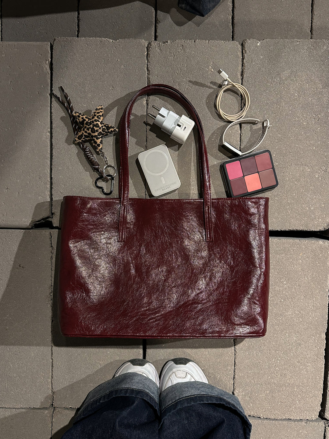 ORIGIN TOTE BAG BURGUNDY