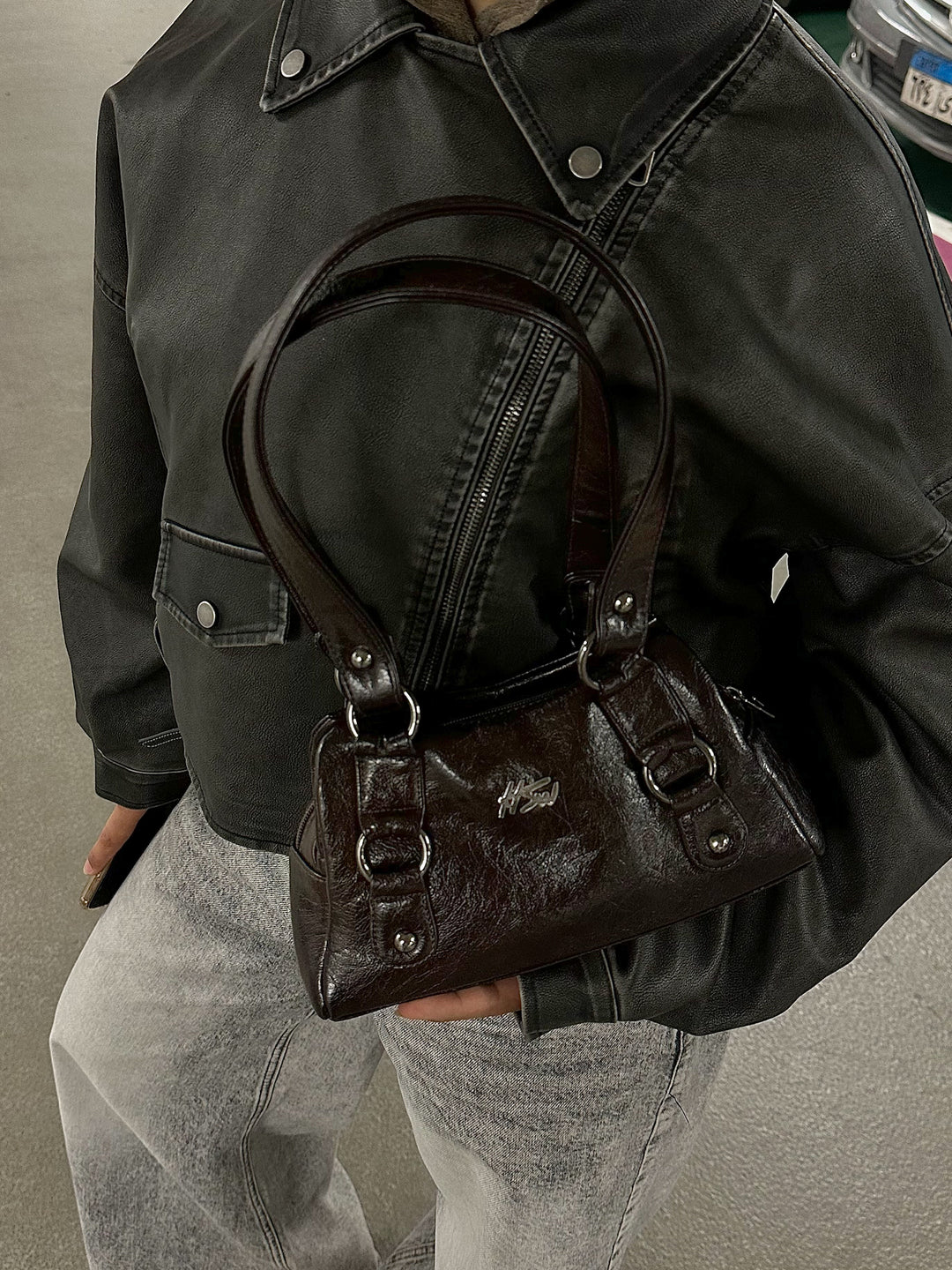 MUSE BAG DARK BROWN