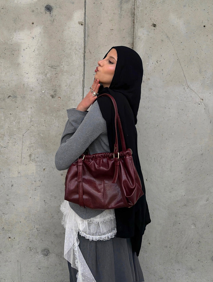 MISS MESS BAG BURGUNDY