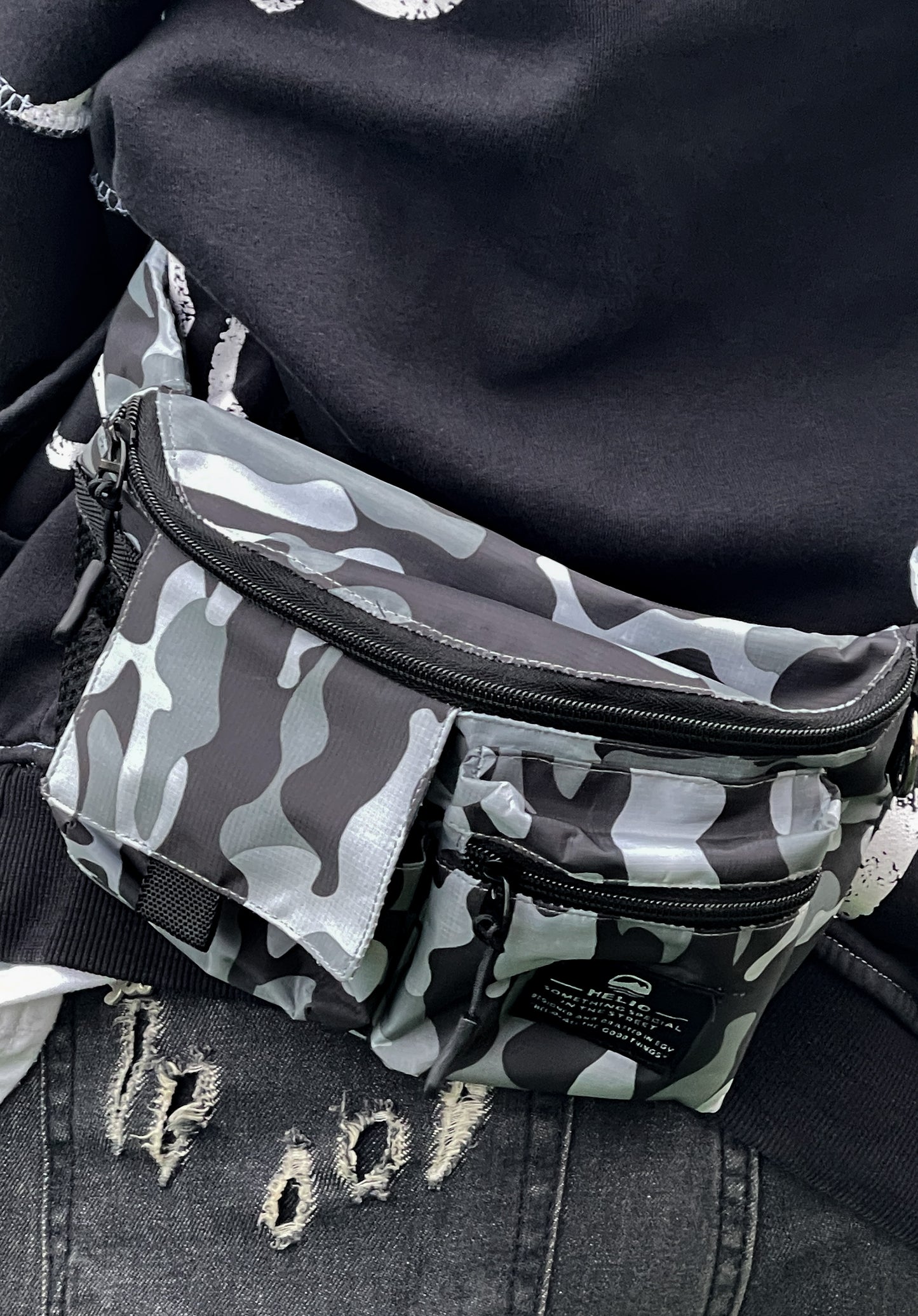 HLU FANNY PACK GREY