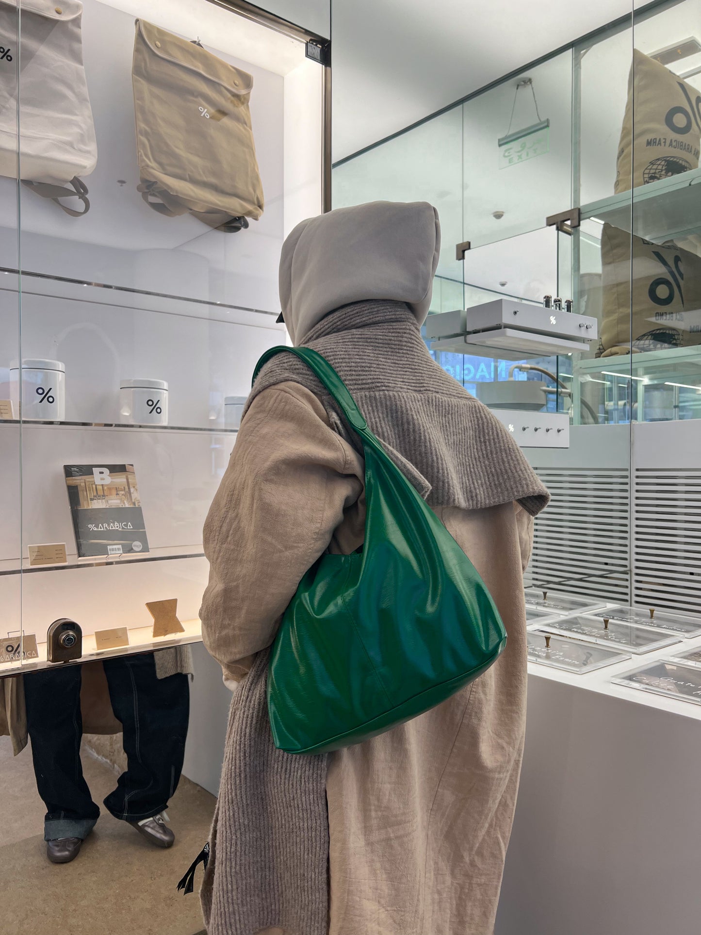 HOBO BAG EVERGREEN