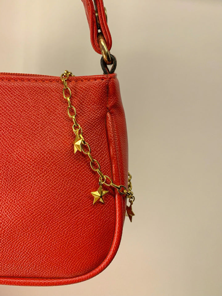 FALLING STARS GOLD BAG-CHAIN