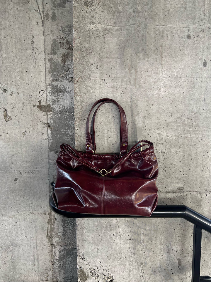 SCRUNCH BAG BURGUNDY