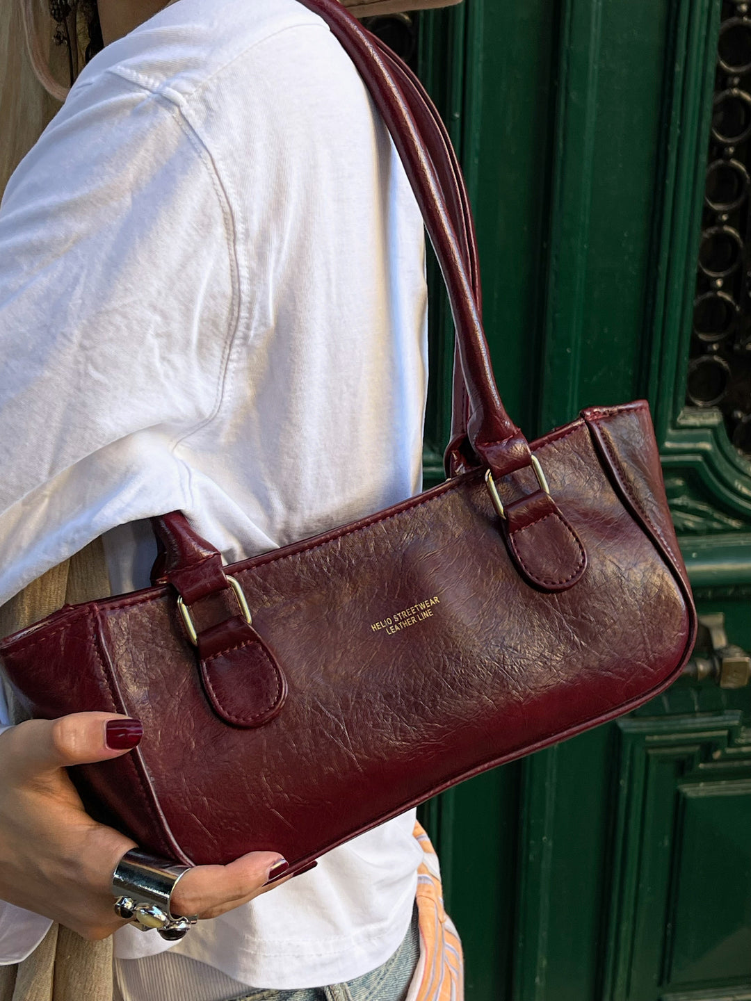 BARQUE BAG BURGUNDY