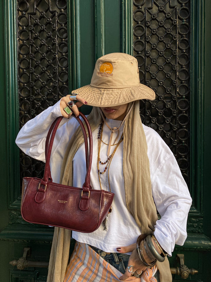BARQUE BAG BURGUNDY