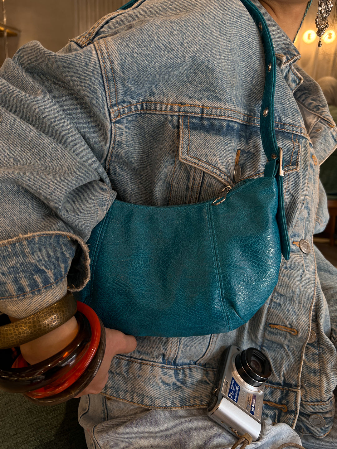 DRAGON BAG TURQUOISE BLUE