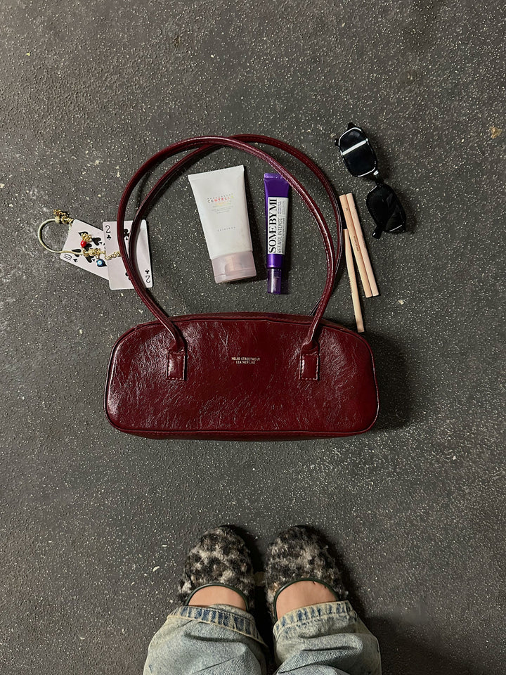 CAPSULE BAG BURGUNDY