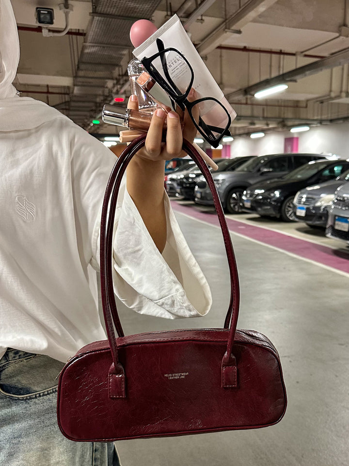 CAPSULE BAG BURGUNDY