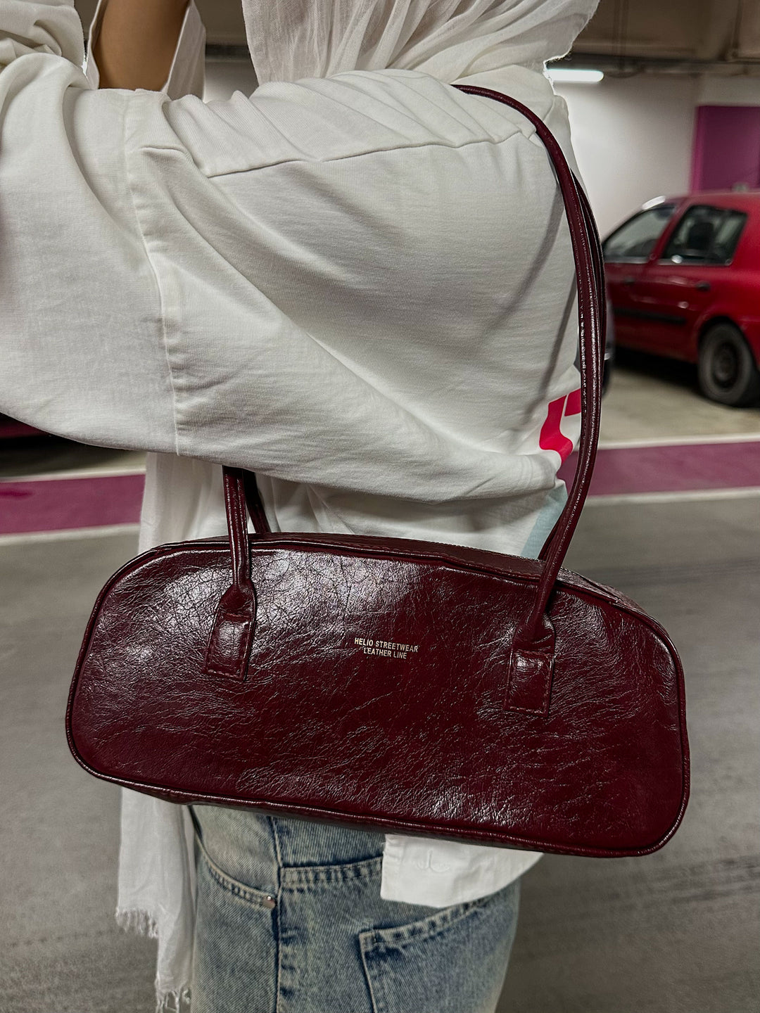 CAPSULE BAG BURGUNDY