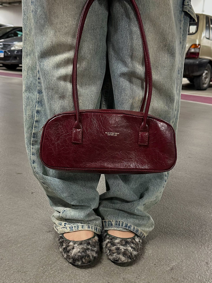 CAPSULE BAG BURGUNDY