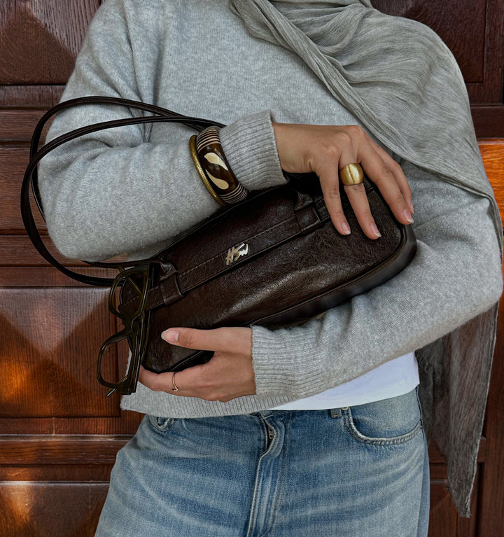 RADIOSET BAG DARK BROWN