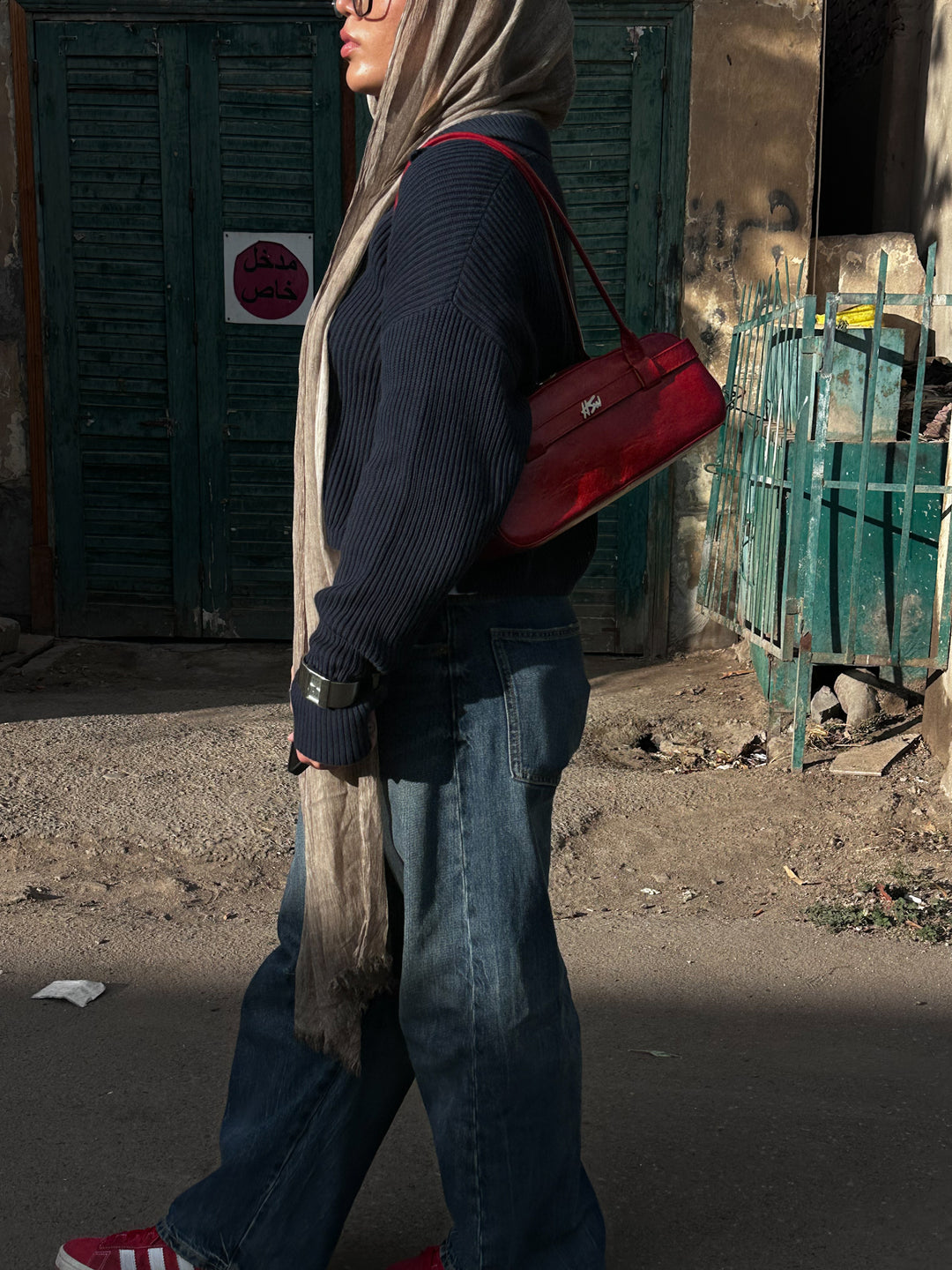 RADIOSET BAG DARK RED