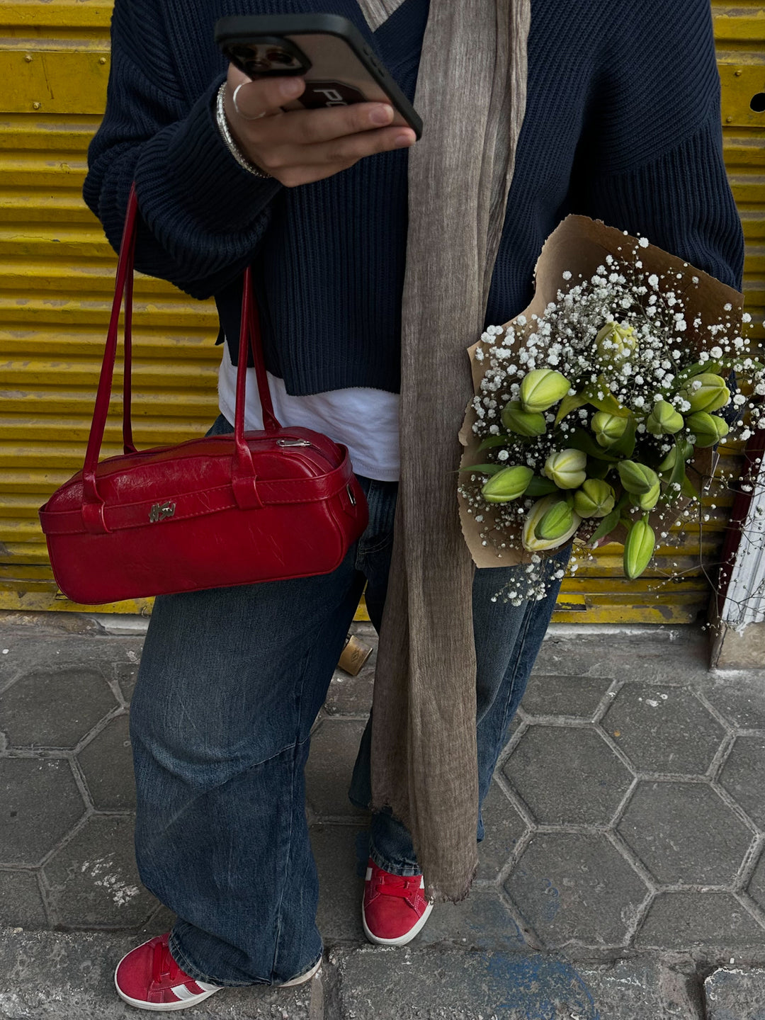 RADIOSET BAG DARK RED