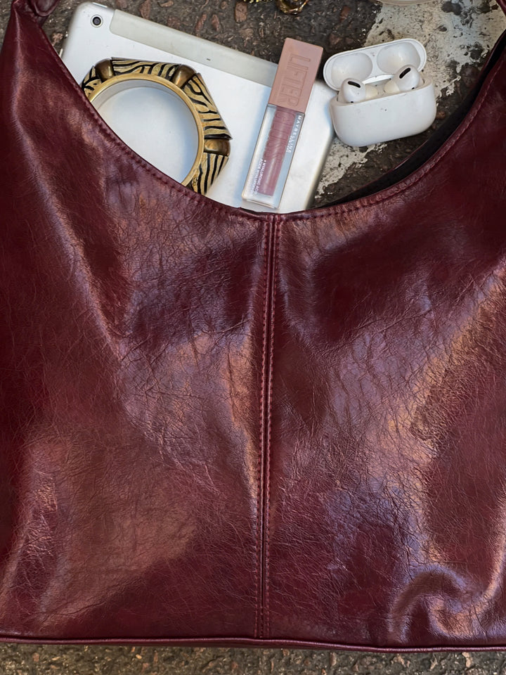 HOBO BAG MAROON