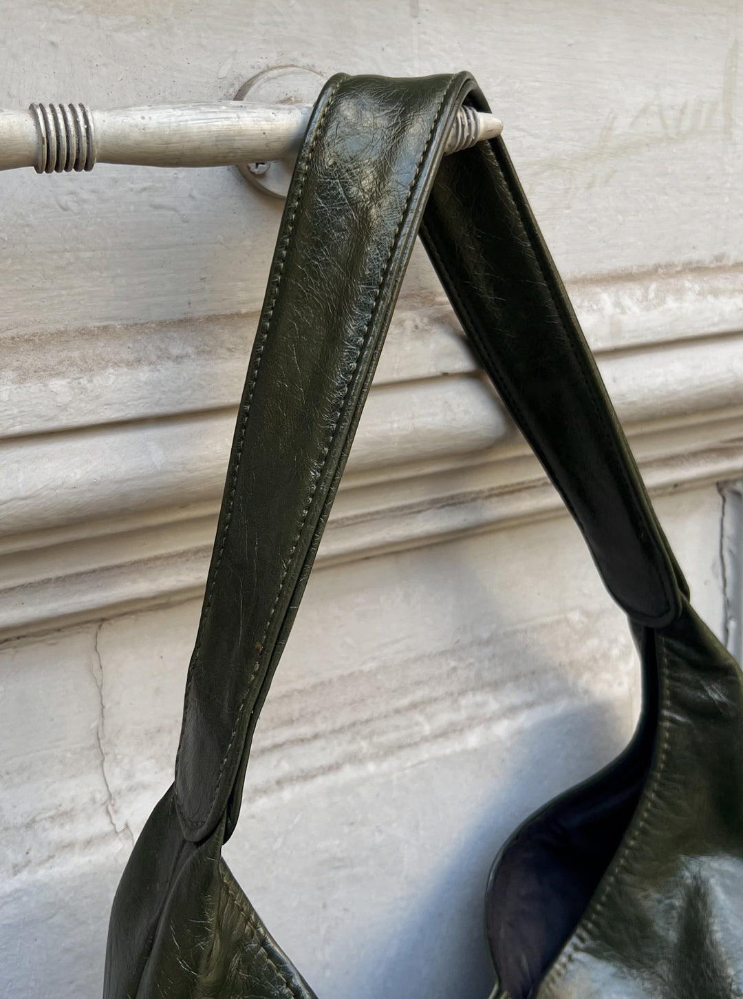 HOBO BAG OLIVE STONE