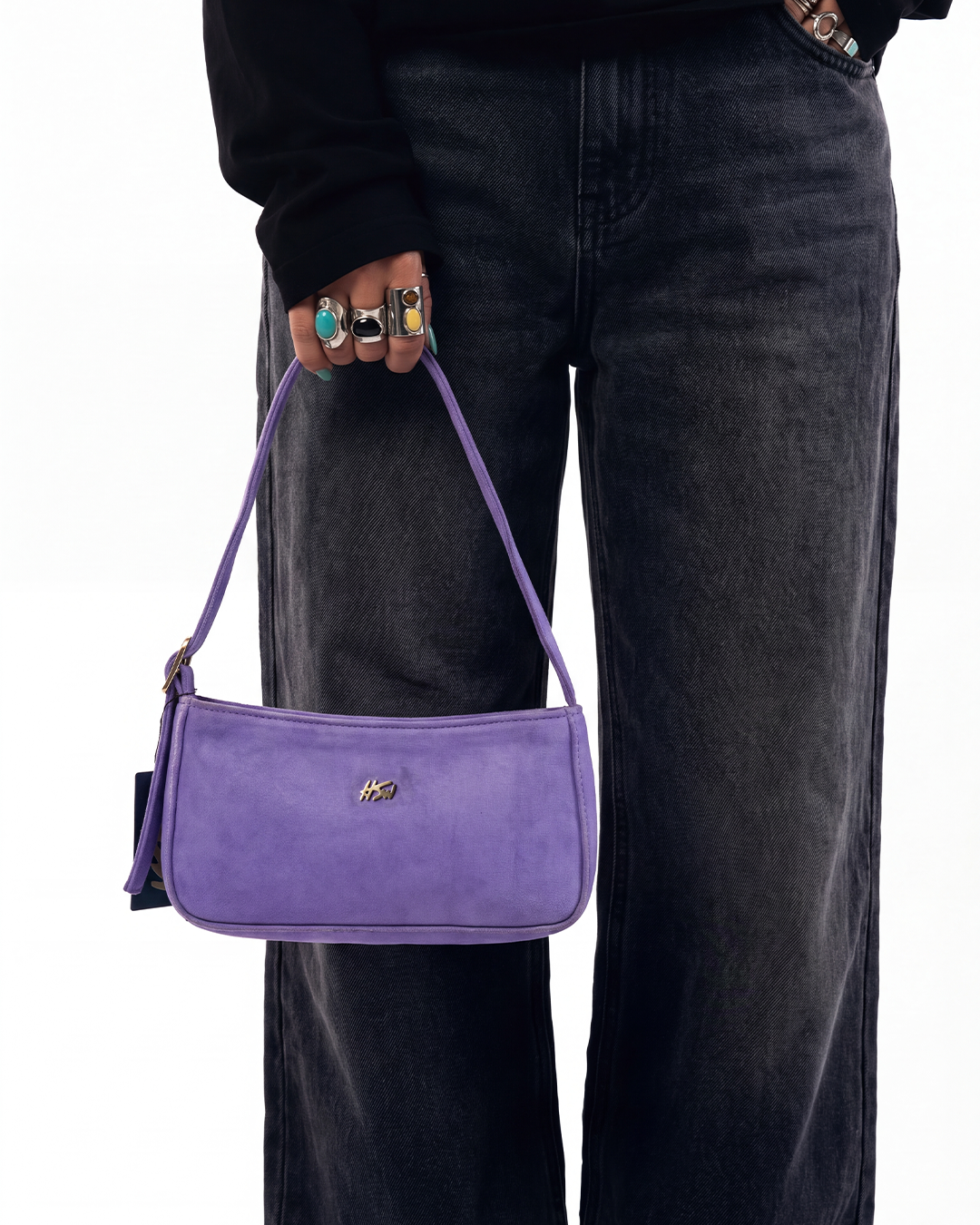 TOKEN BAG SUEDE MAUVE