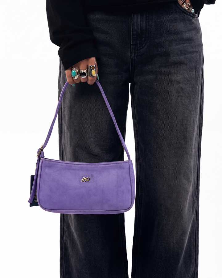 TOKEN BAG SUEDE MAUVE
