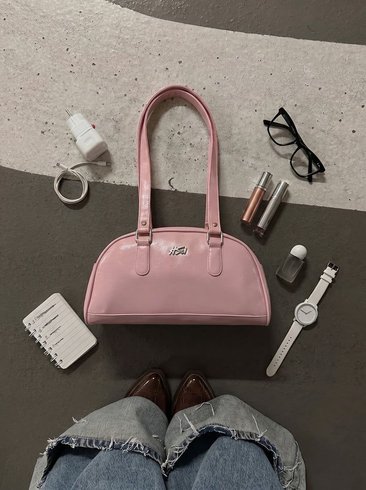 BOWLER BAG BABY PINK