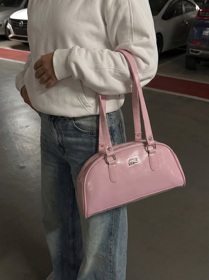 BOWLER BAG BABY PINK