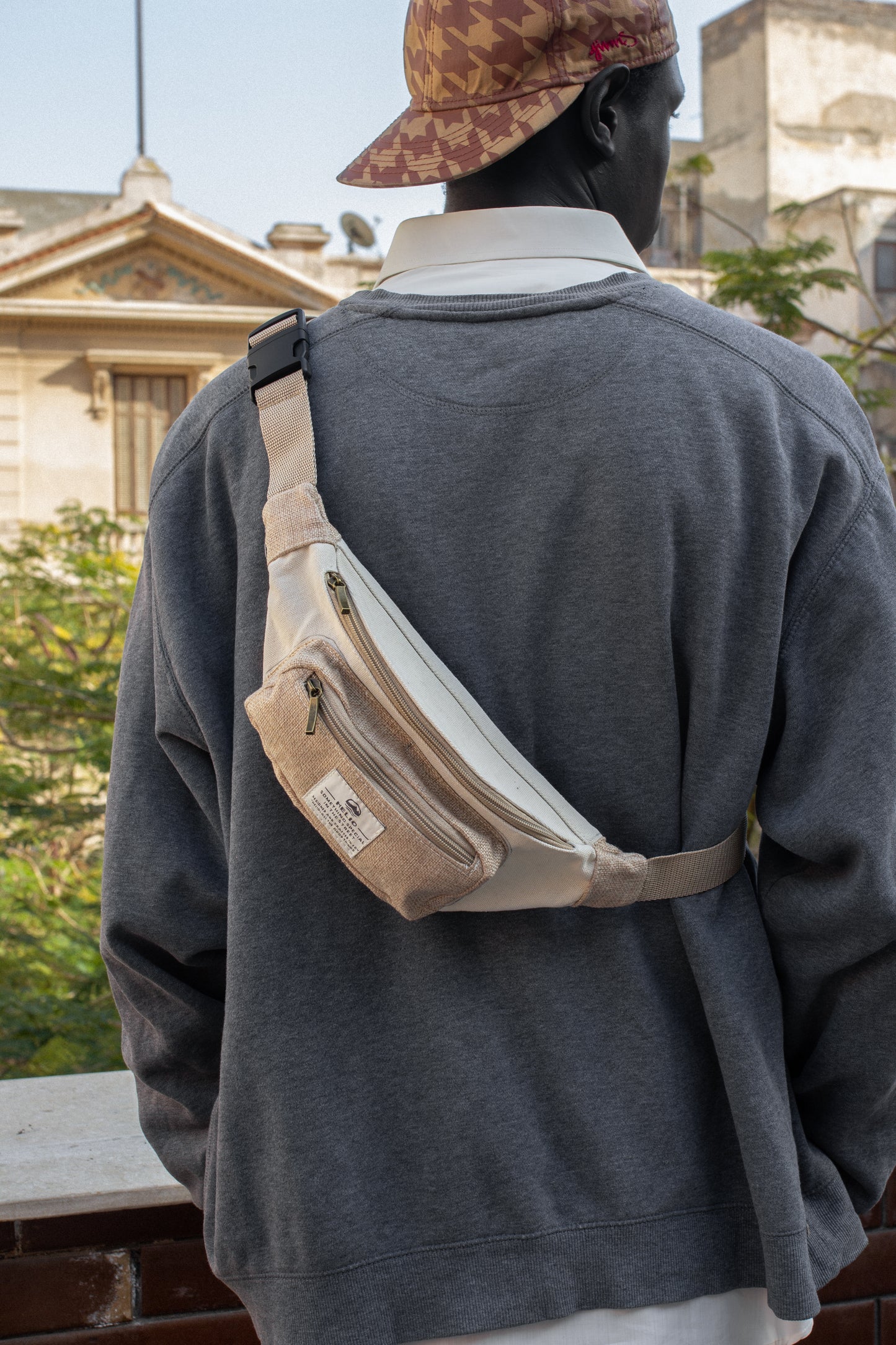 HIPPIE FANNY PACK OFFWHITE